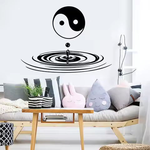 Yin Harmony Sticker Yin Yang Apaisant