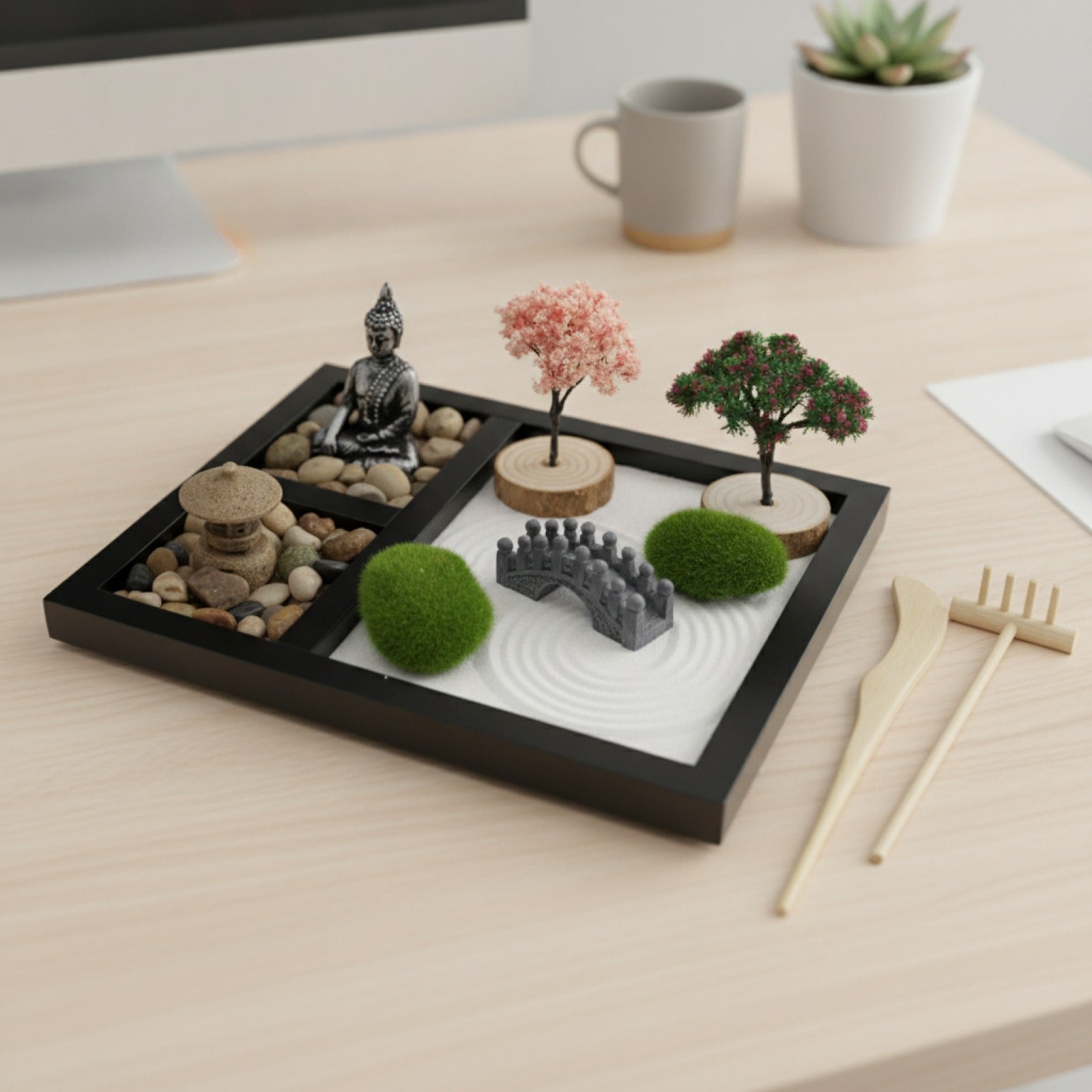 Jardin Zen Haru Équilibre Bureau Zen