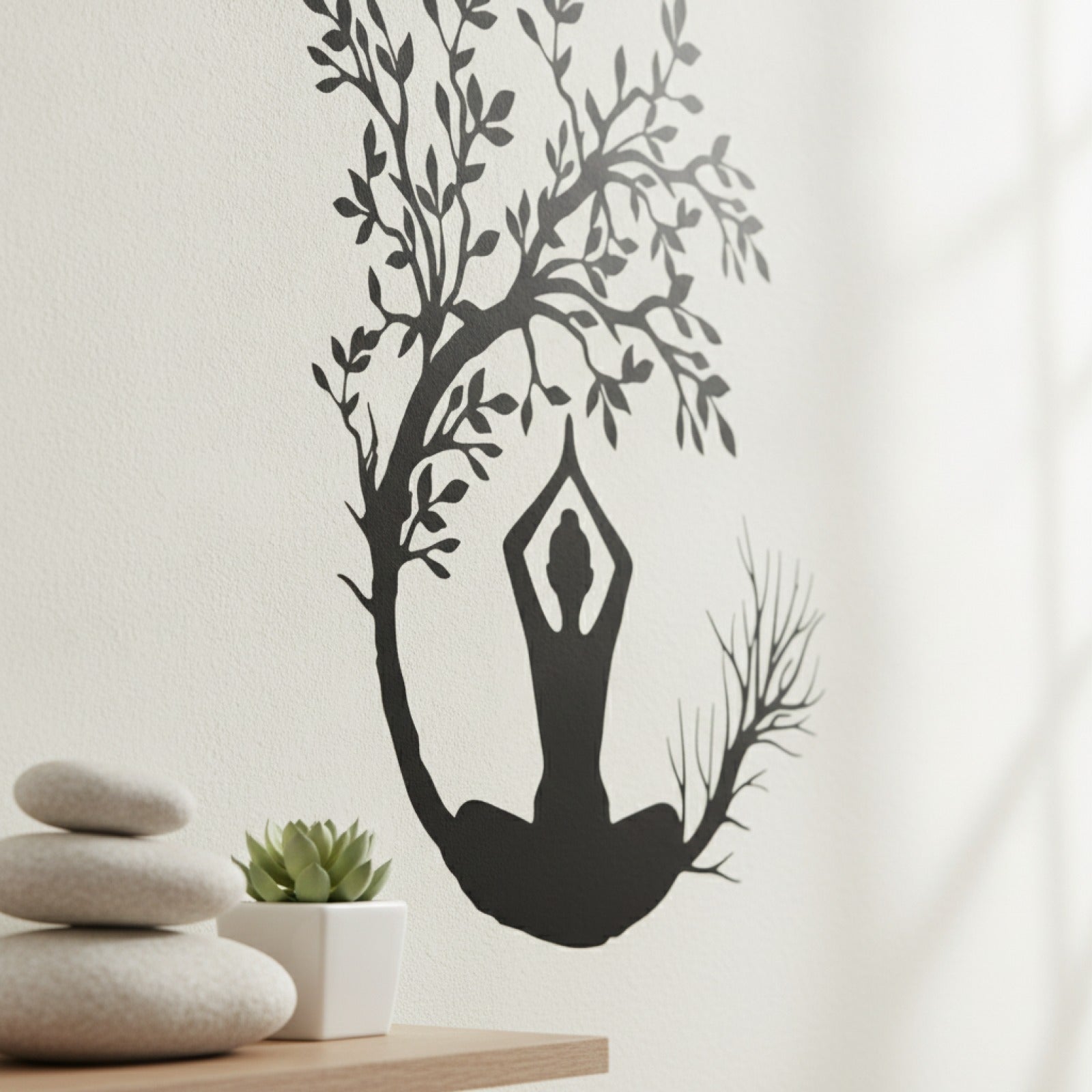 Arbre de Vie Zen Décoration Murale Yoga