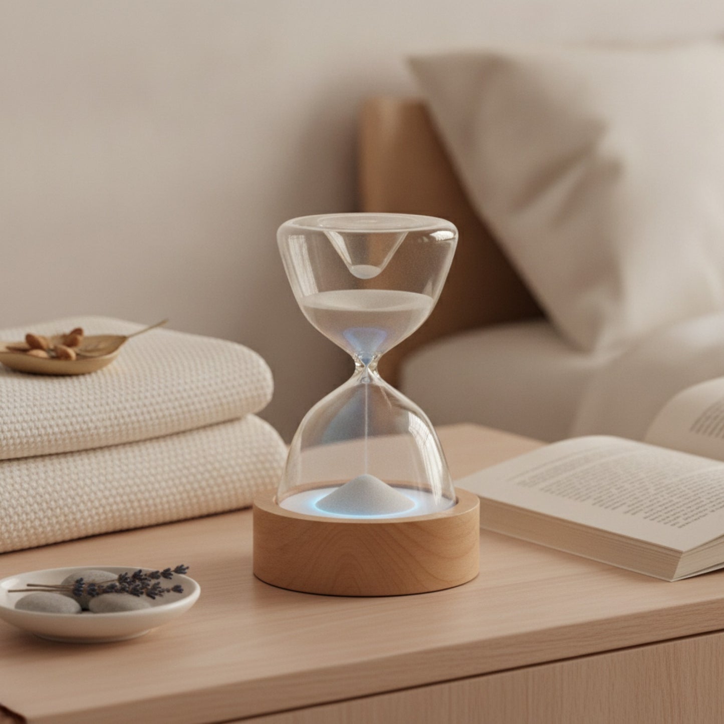 SerenHour Veilleuse Sablier Relaxante
