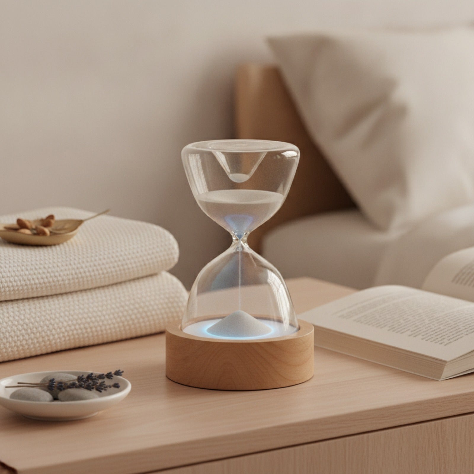 SerenHour Veilleuse Sablier Relaxante