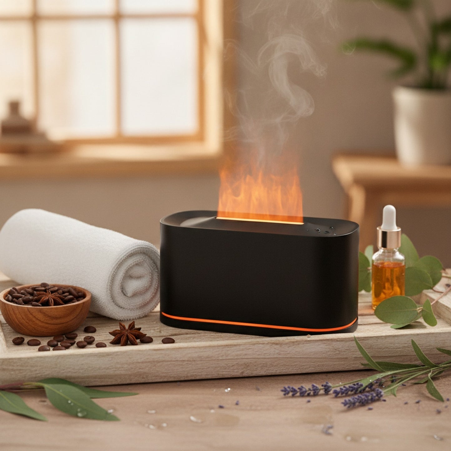 FlammeZen Diffuseur d'Arômes Relaxant