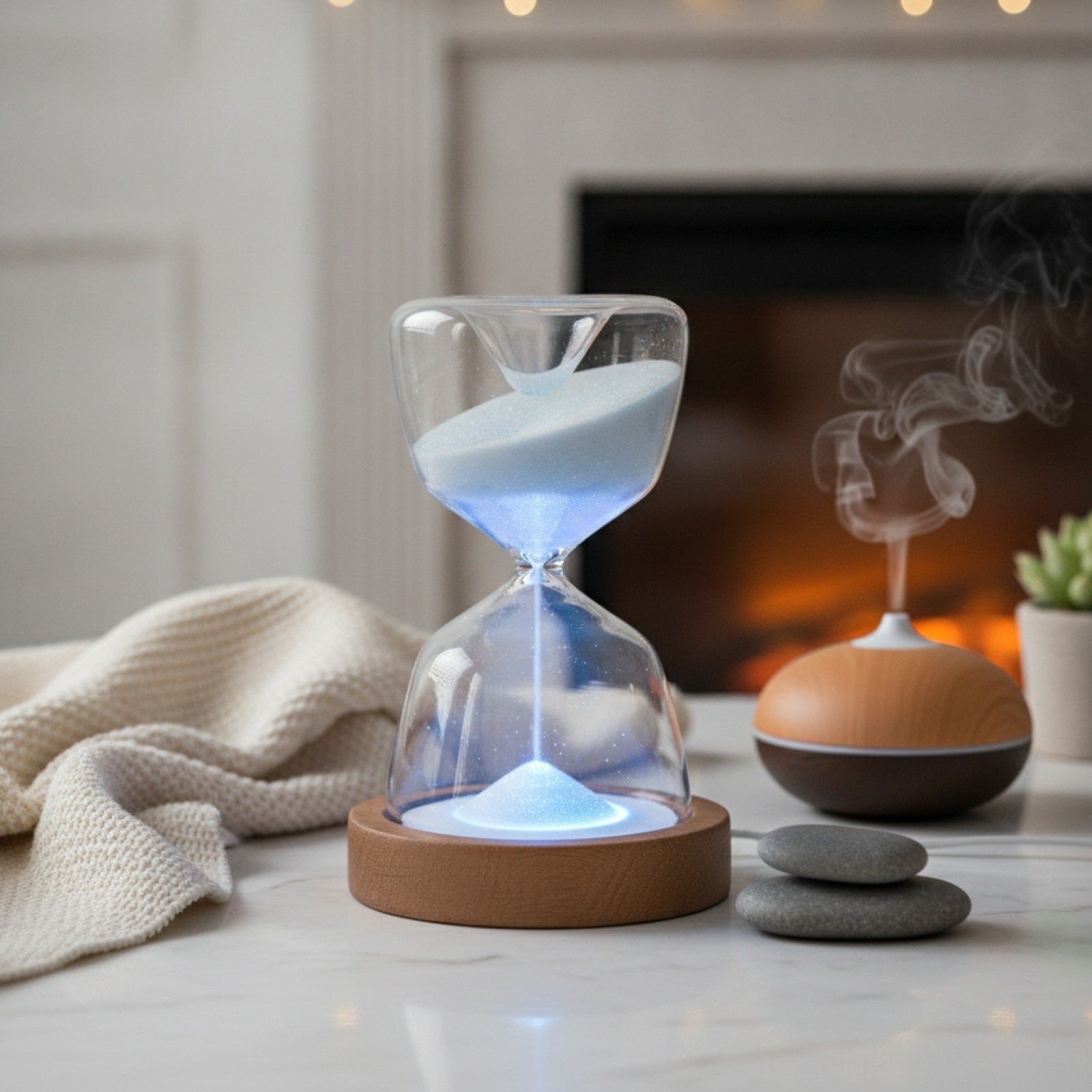 LumGlass Veilleuse Sablier Relaxante