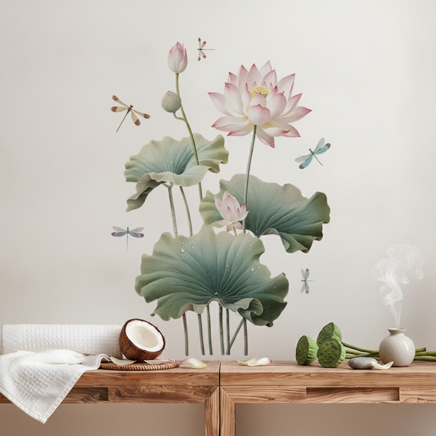 Lotus Zen Décoration Murale Zen