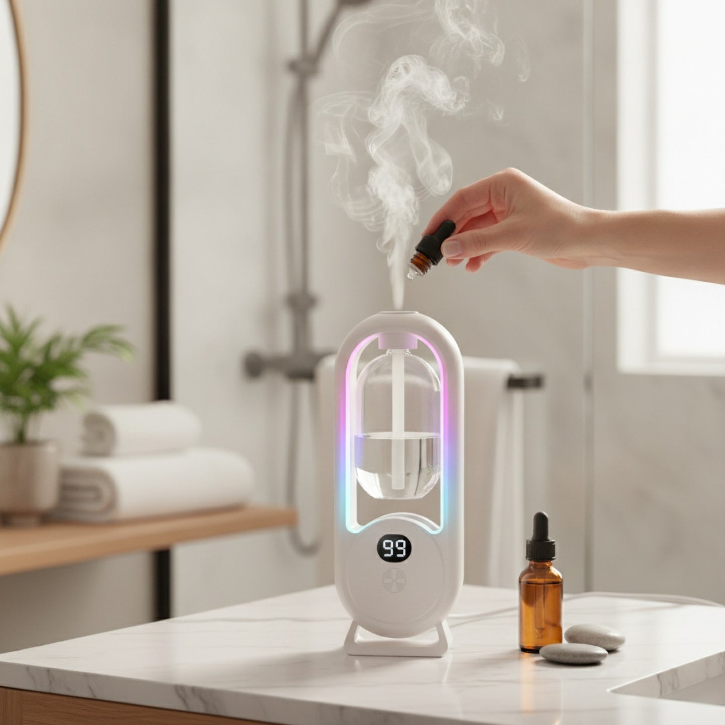 AromaWave Diffuseur USB Ambiance Relaxante