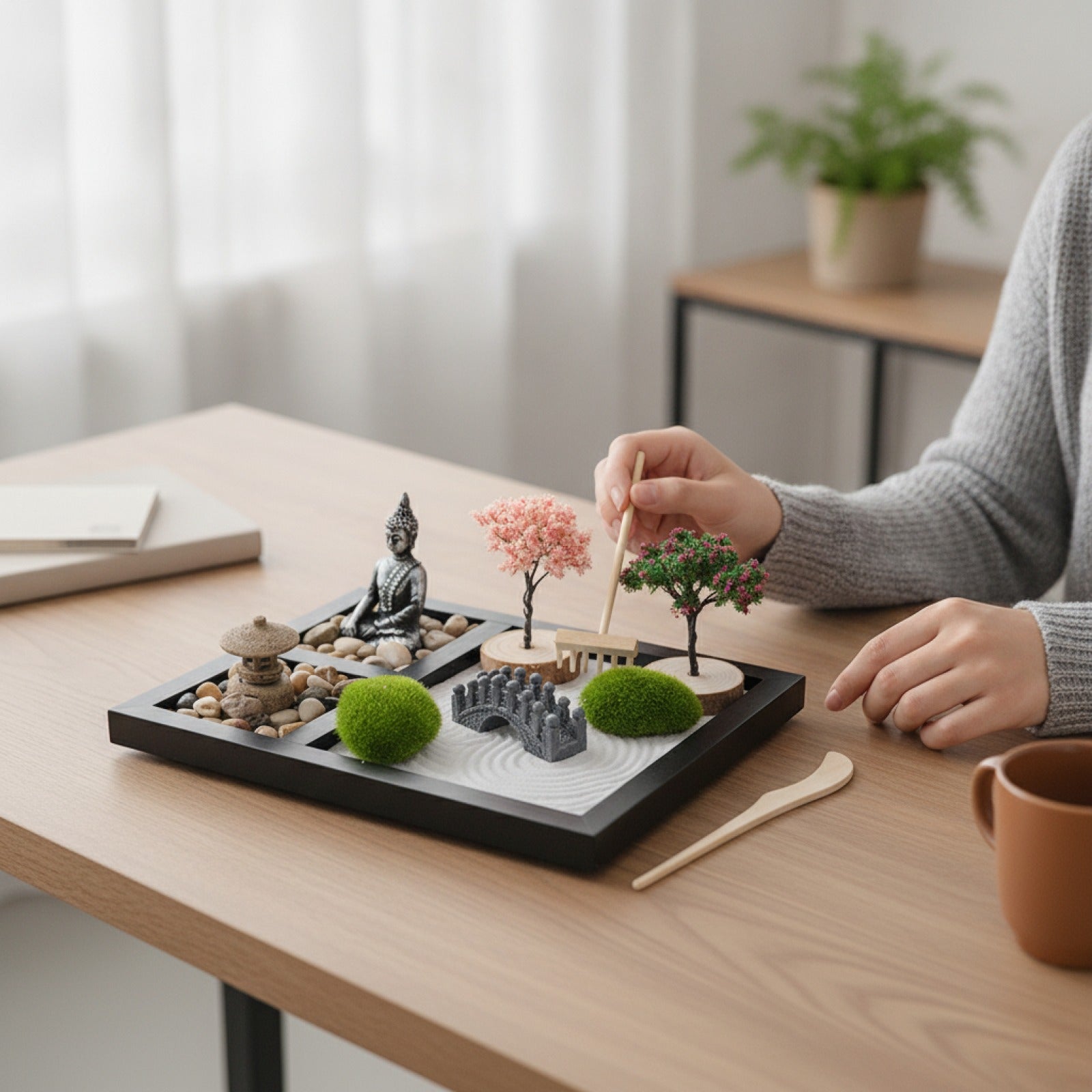 Jardin Zen Haru Équilibre Bureau Zen