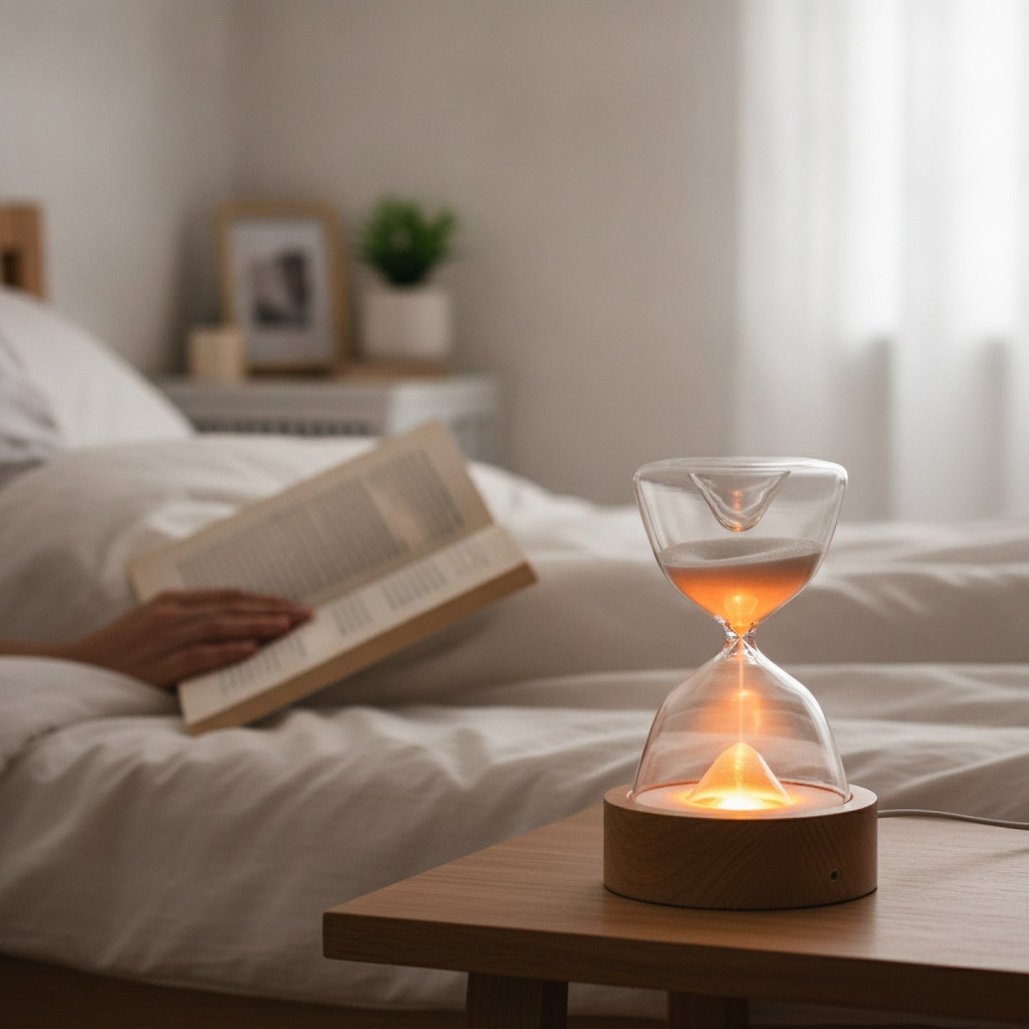 SerenHour Veilleuse Sablier Relaxante