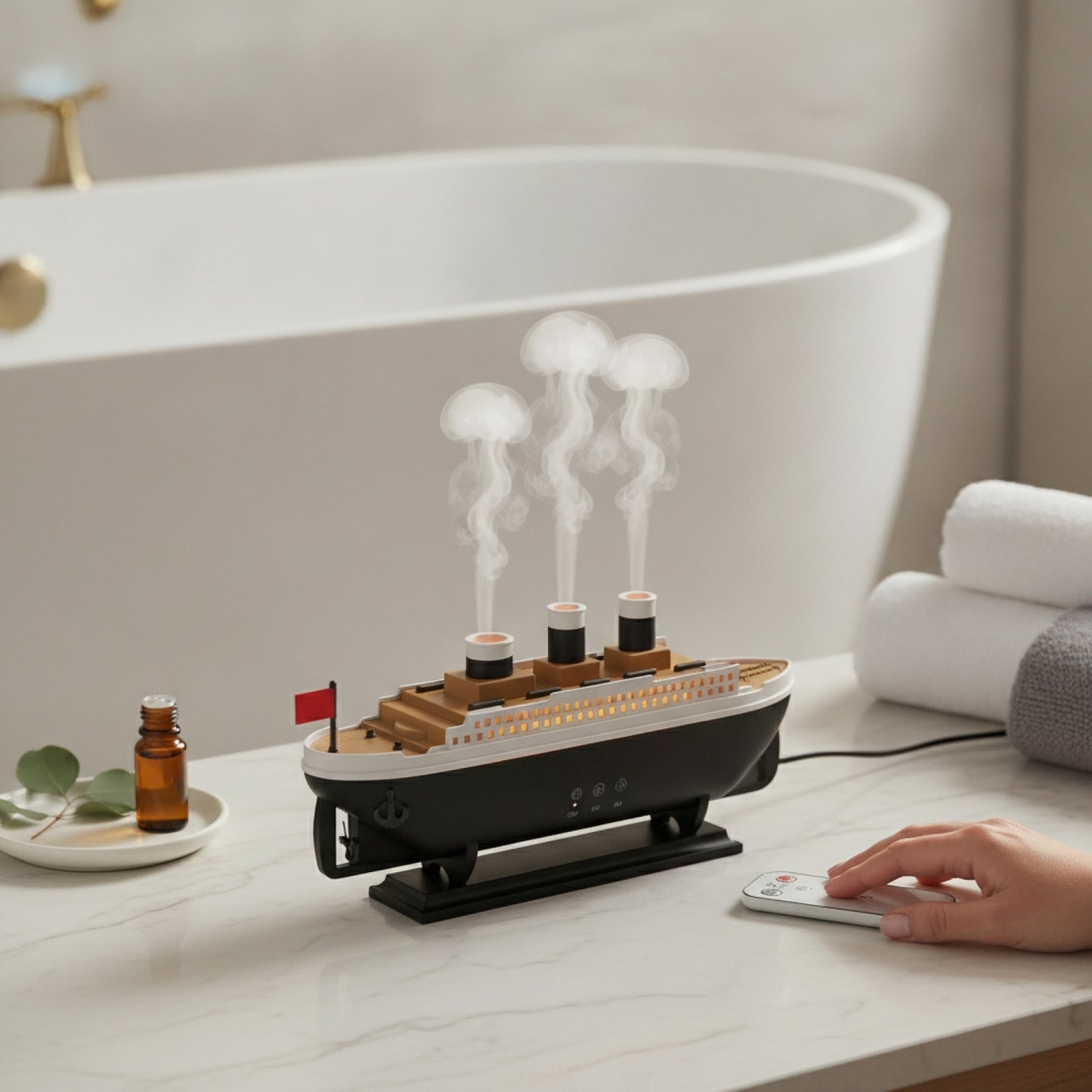 BateauZen Diffuseur Huiles Essentielles Élégant