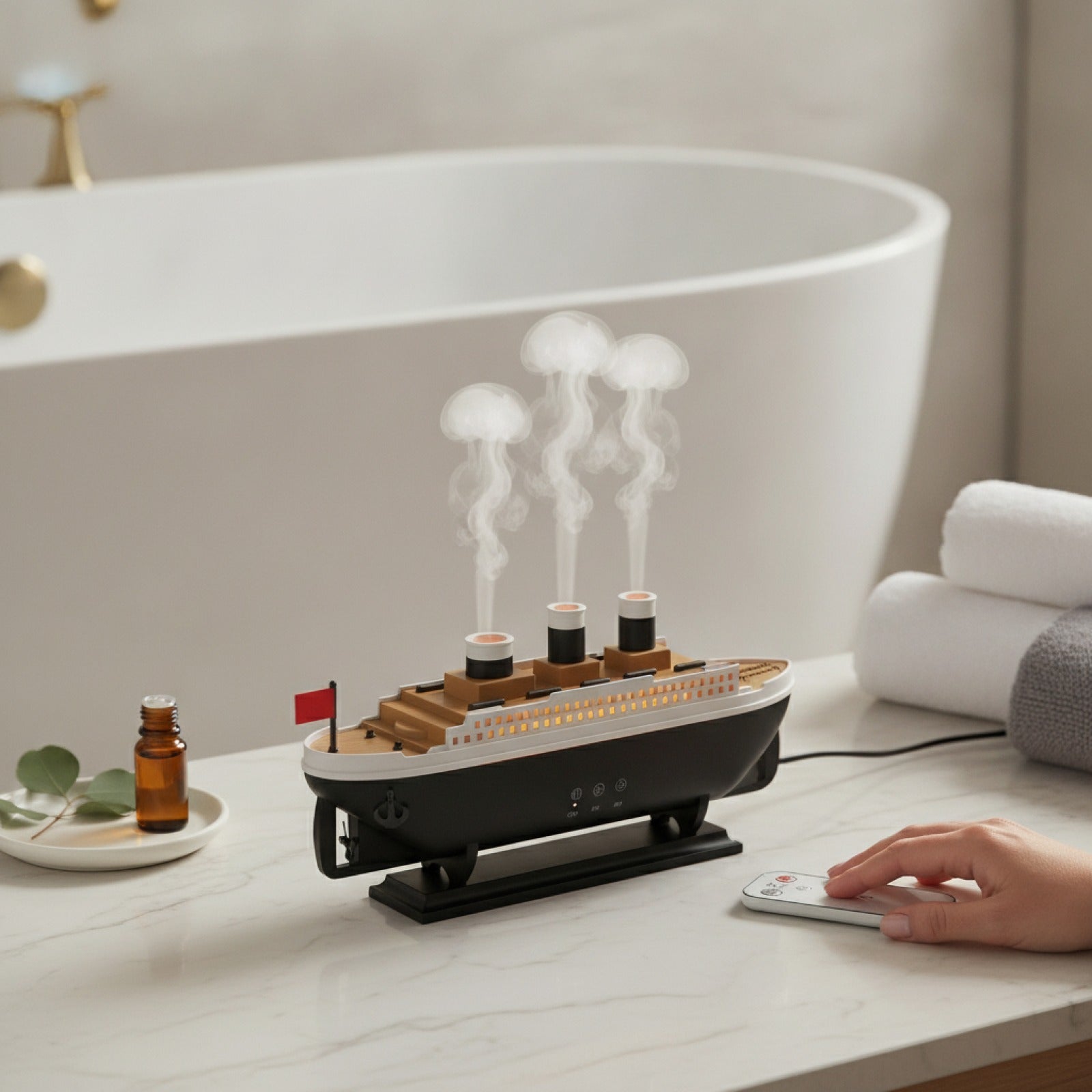 BateauZen Diffuseur Huiles Essentielles Élégant