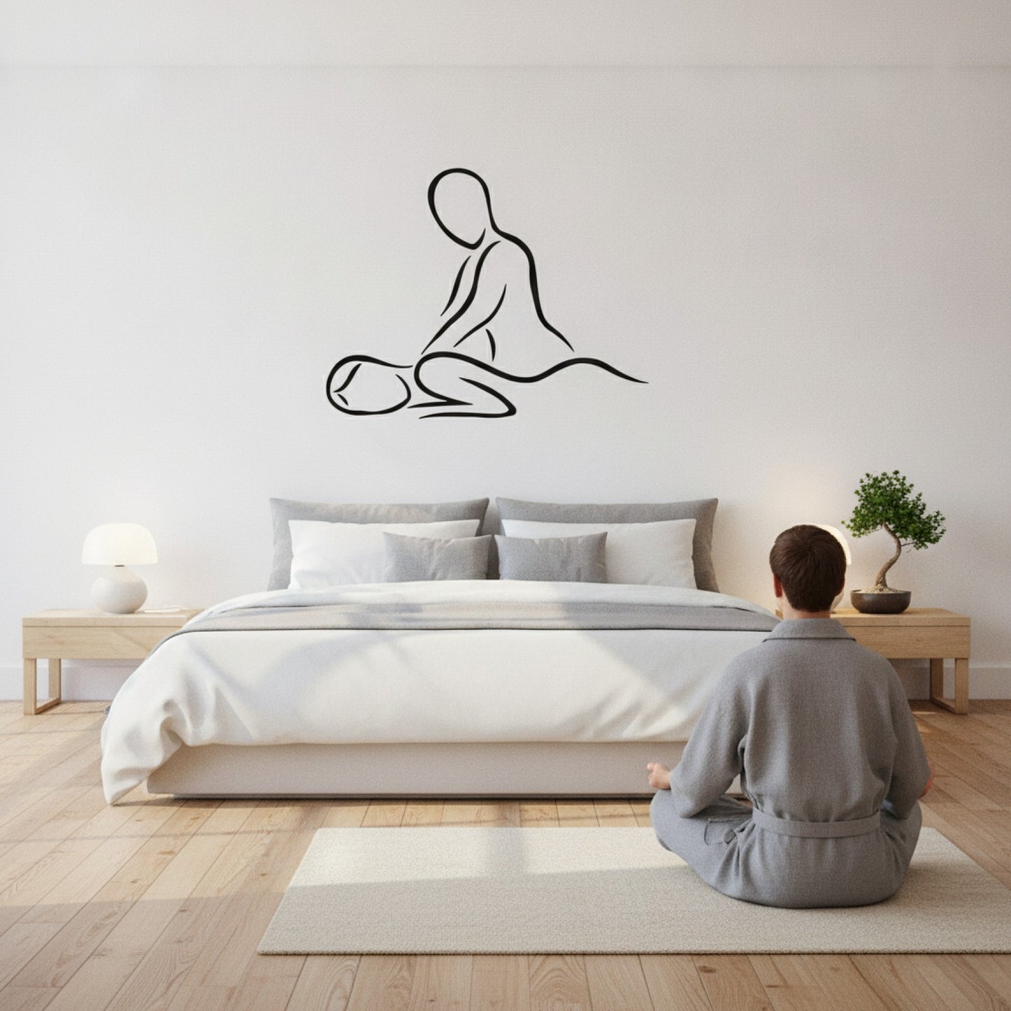 Sérénité Murale Sticker Zen Apaisant