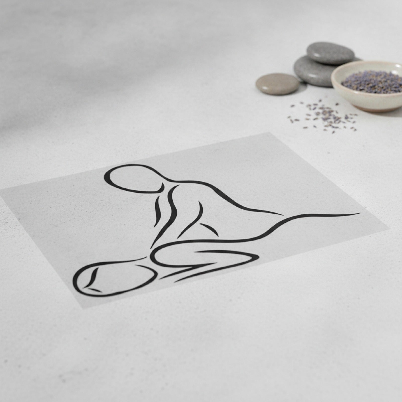 Sérénité Murale Sticker Zen Apaisant