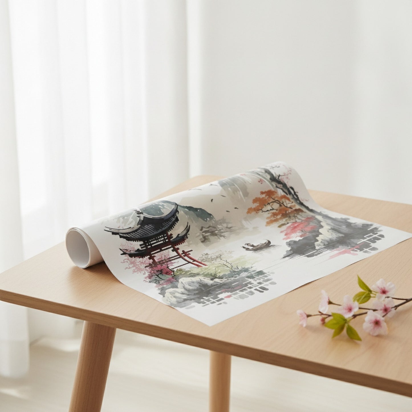 Paysage d'Encre Zen Créez une Oasis Zen