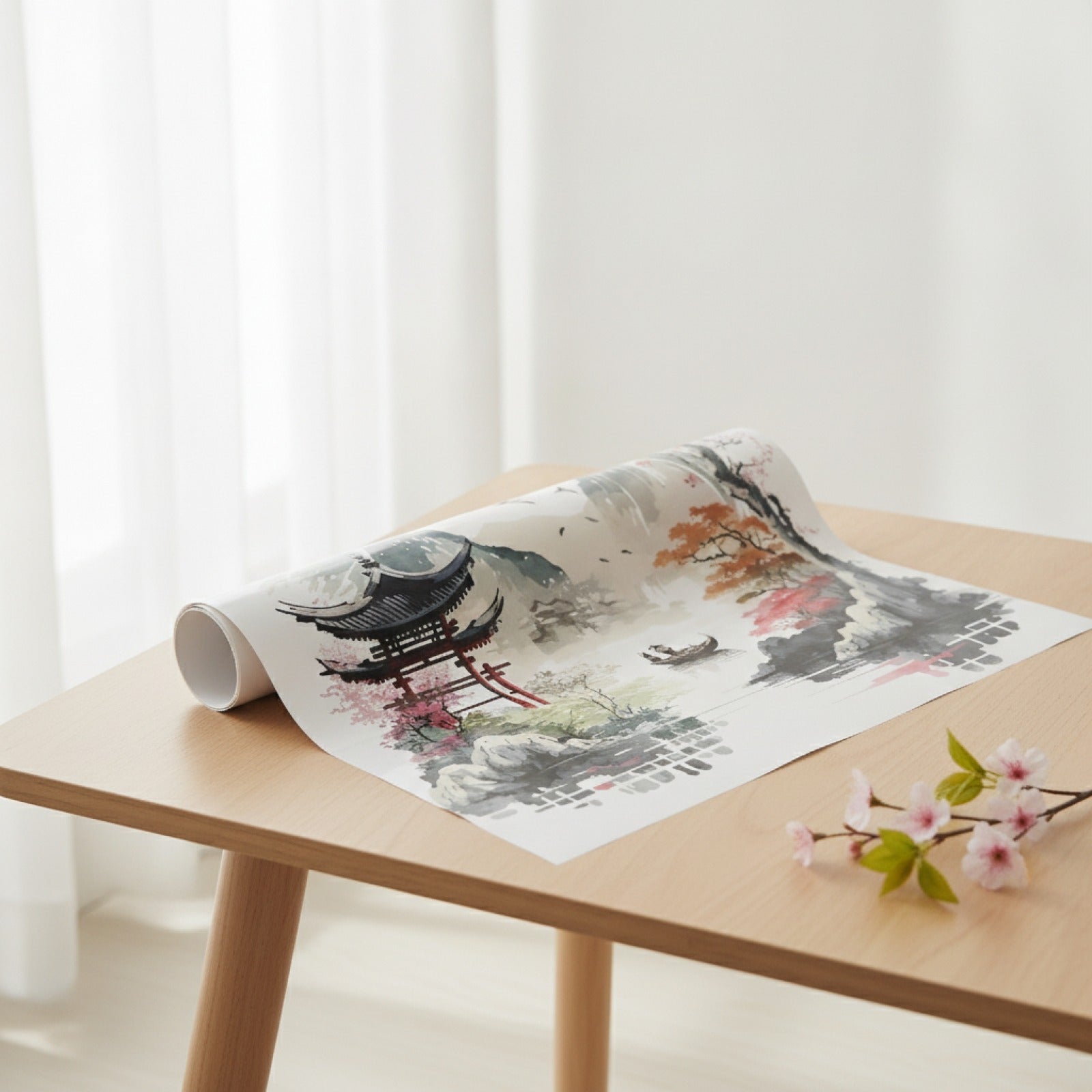 Paysage d'Encre Zen Créez une Oasis Zen